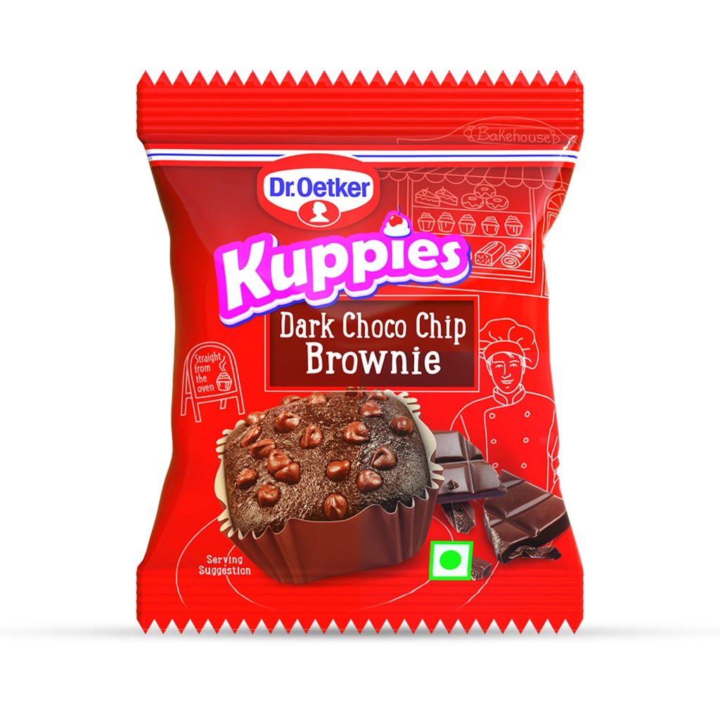 DR OETKER KUPPIES DARK CHOCO CHIP BROWNIE 37 G