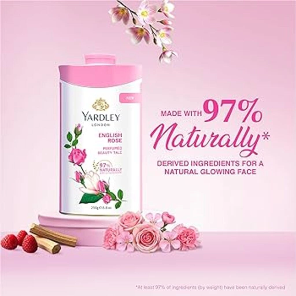 YARDLEY LONDON ENGLISH ROSE TALC 50G