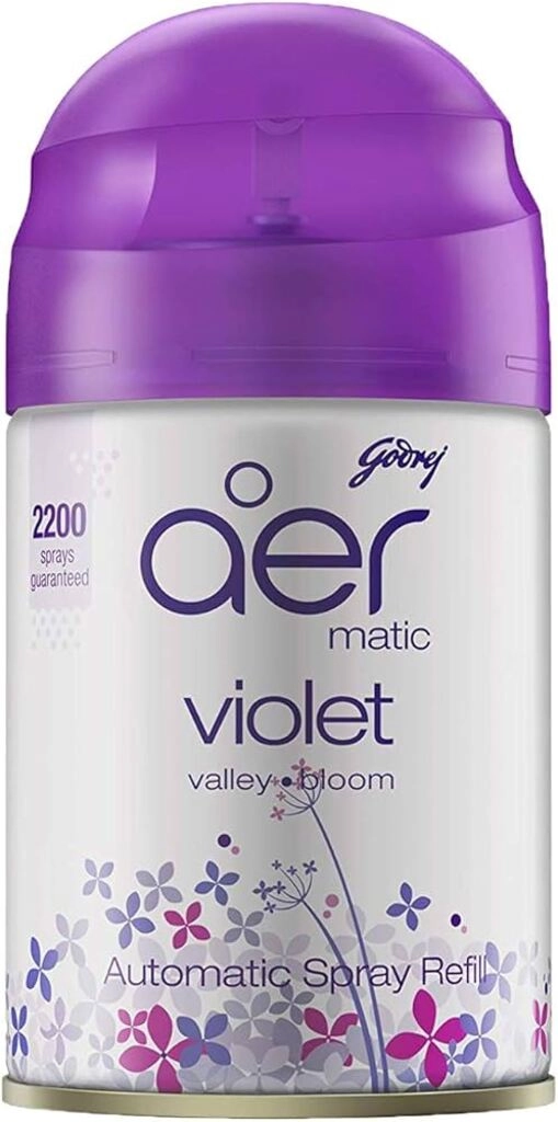 GODREJ AER MATIC VIOLET VALLEY BLOOM  AUTOMATIC SPRAY REFILL 210 ML