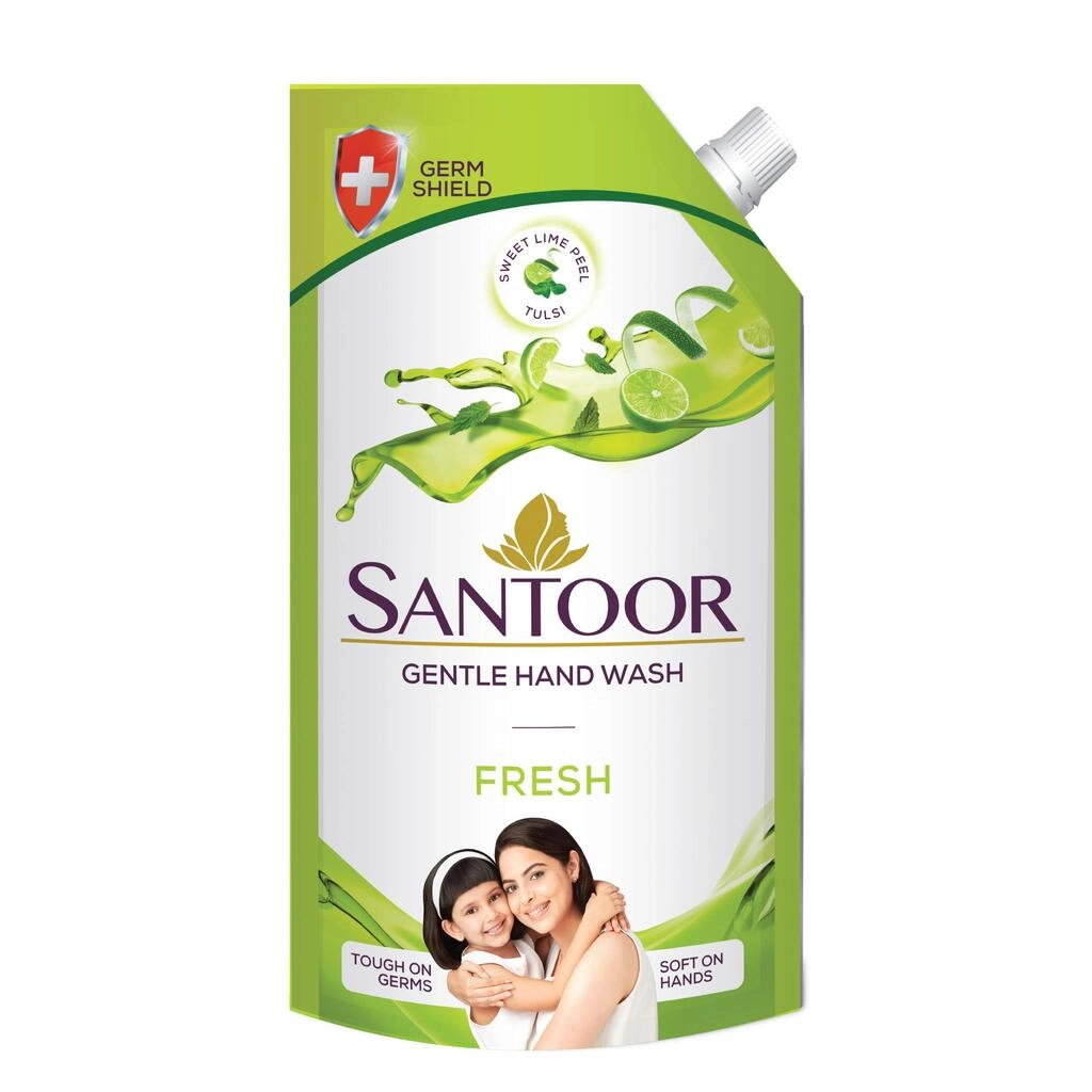 SANTOOR GENTLE HAND WASH FRESH 650 ML