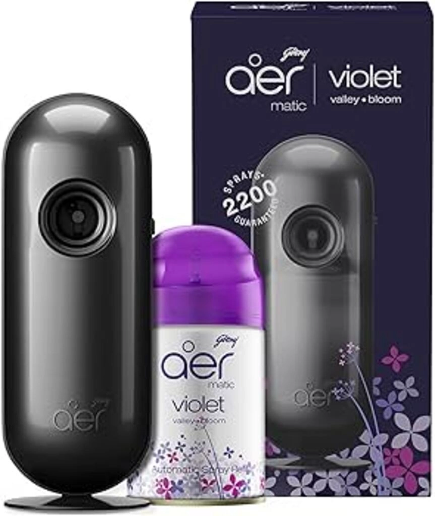 GODREJ AER MATIC VIOLET SPRAYS VALLEY BLOOM