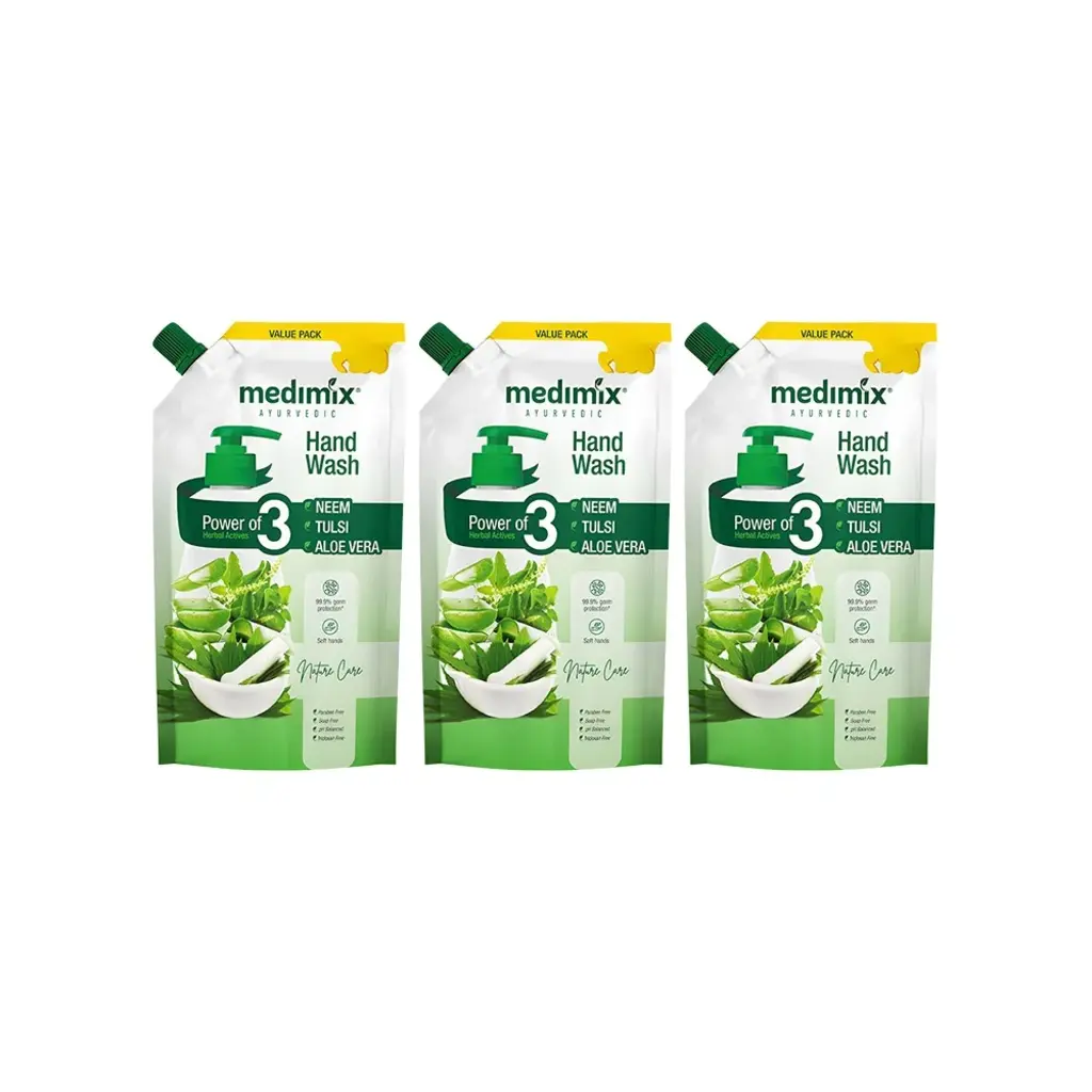 MEDIMIX HANDWASH NEEM, TULSI & ALOE VERA 175 ML X 3