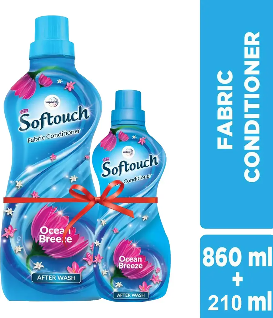 SOFTOUCH FABRIC CONDITIONER OCEAN BREEZE 800 ML