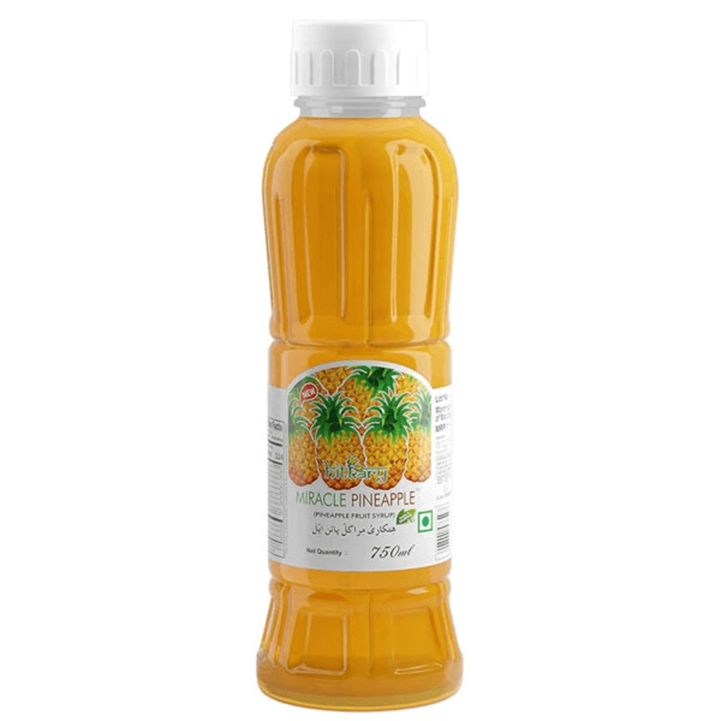 HITKARY FRUIT SYRUP MIRACLE PINEAPPLE 700 ML