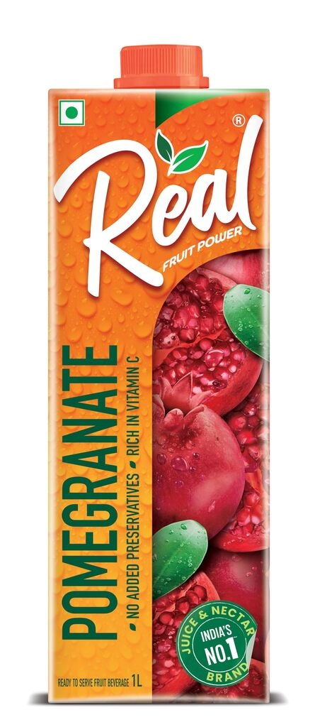 REAL POMEGRANATE FRUIT JUICE 1 L