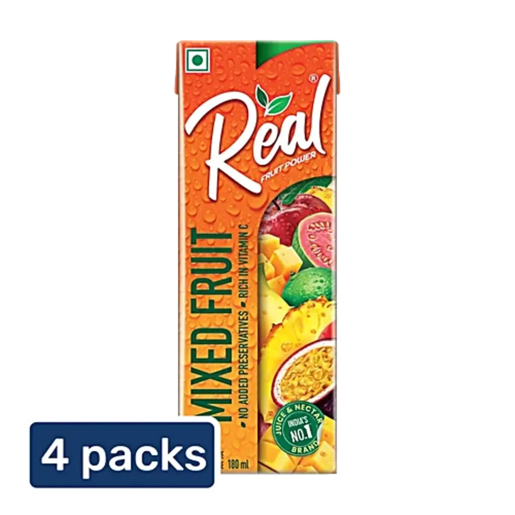 REAL MIXED FRUIT JUICE 180 ML