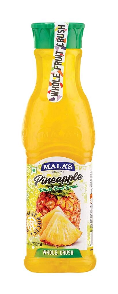 MALA'S CRUSH PINEAPPLE 750 ML