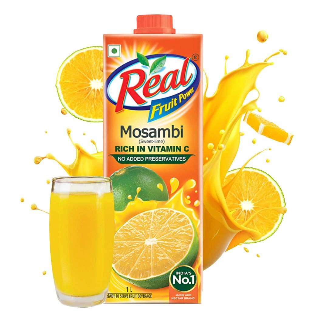 REAL MOSAMBI FRUIT JUICE 1 L