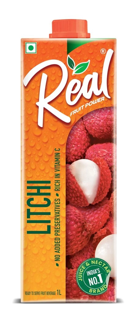 REAL LITCHI FRUIT JUICE 1 L