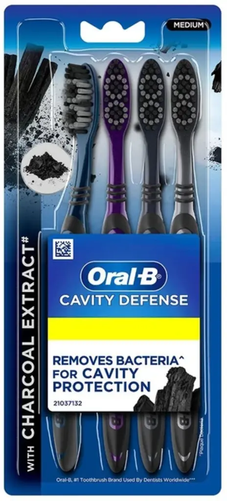 ORAL-B CAVITY DEFENSE WITH CHARCOAL EXTRACT MEDIUM TOOTH BRUSH