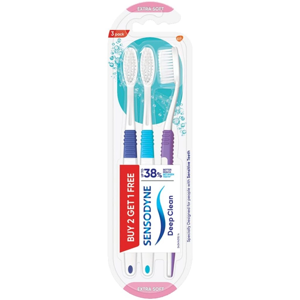 SENSODYNE DEEP CLEAN TOOTH BRUSH 3N 2+1