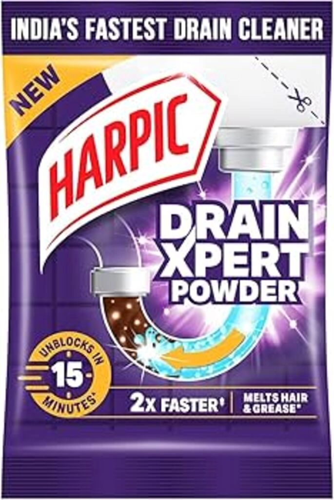 HARPIC DRAIN XPERT POWDER 45G