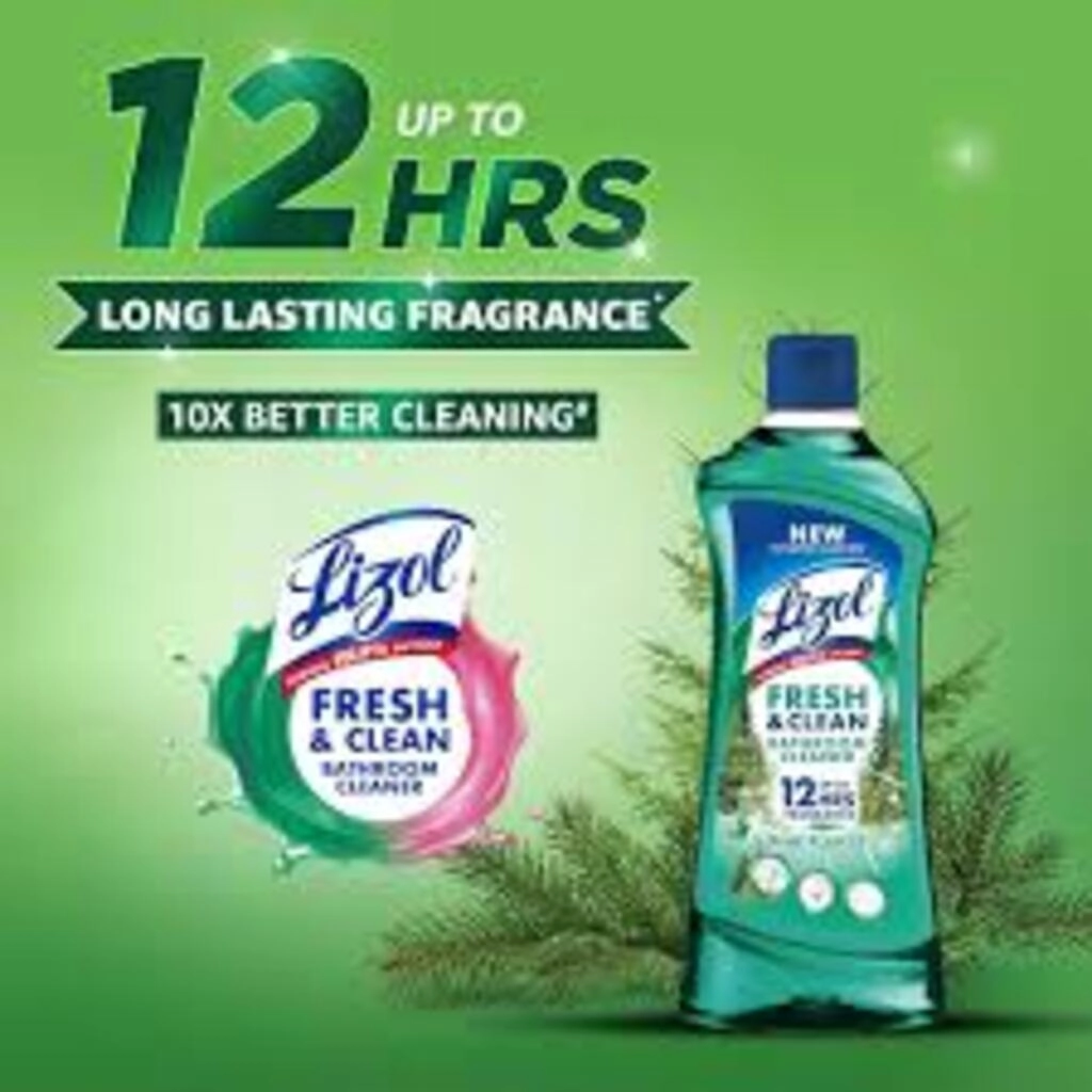 LIZOL FRESH & CLEAN BATHROOM CLEANER PINE FOREST 200 ML