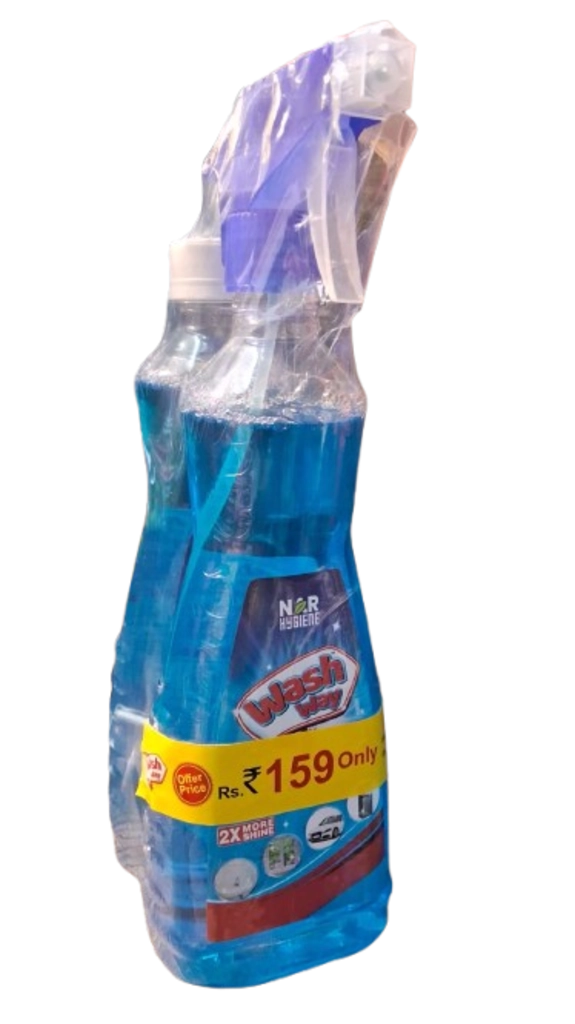 WASH WAY GLASS CLEANER 500 ML 1+1