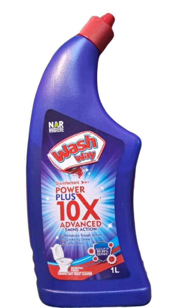 WASH WAY TOILET CLEANER POWER PLUS 1 L