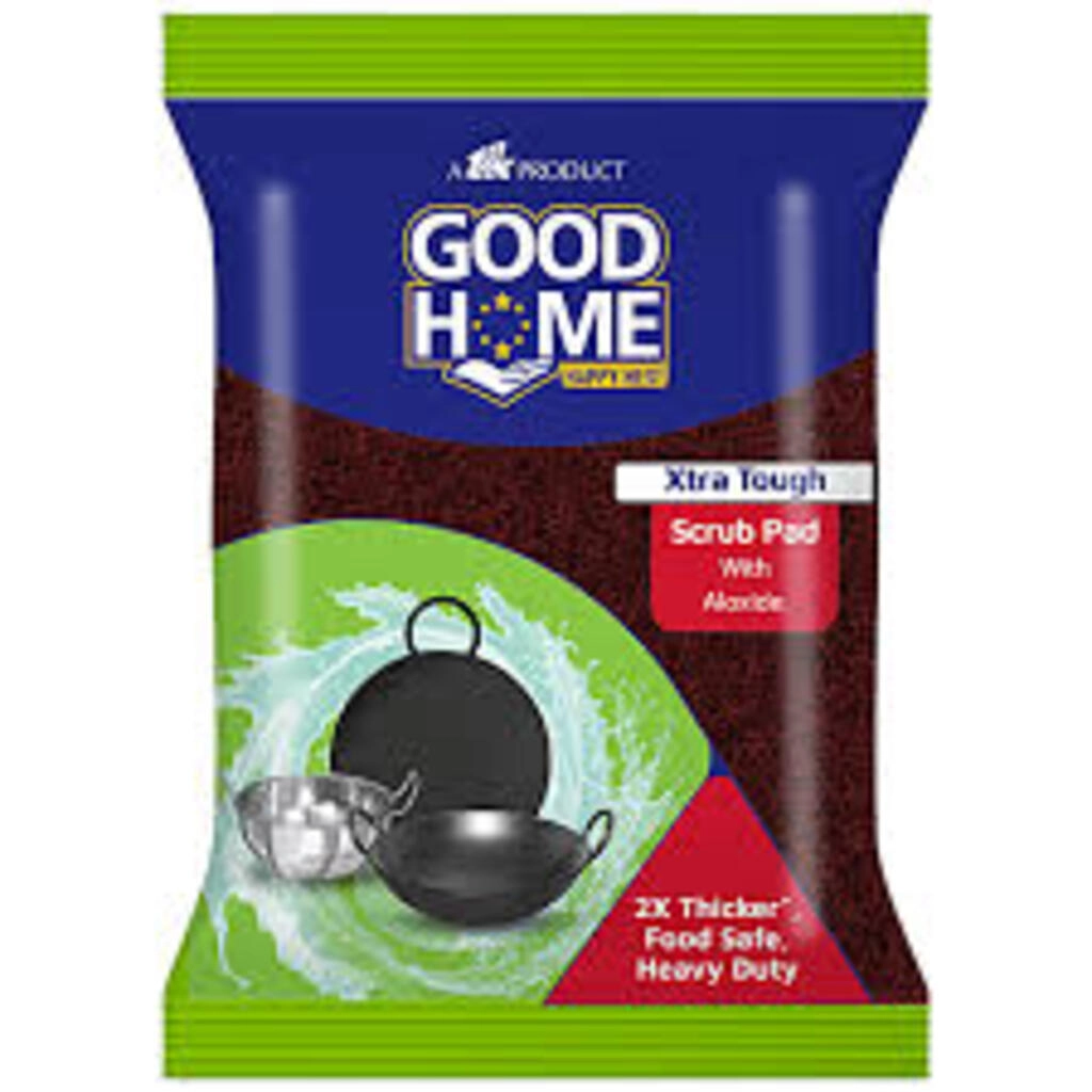GOOD HOME EXTRA TOUGH SCRUB PAD WITH ALOXIDE