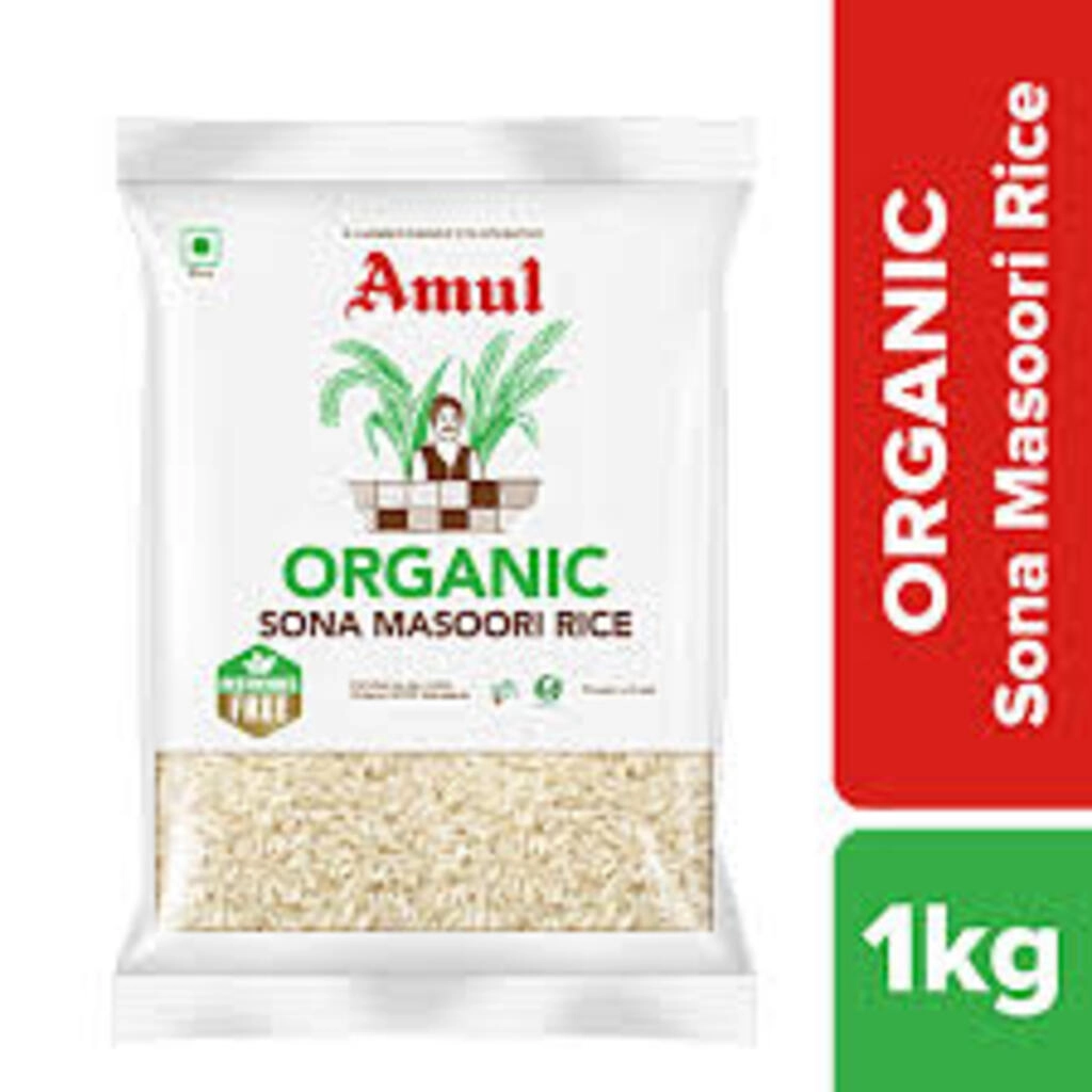 AMUL ORGANIC SONA MANSOORI RICE 1 KG