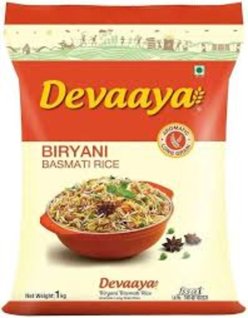 DEVAAYA BIRYANI BASMATI RICE 1 KG