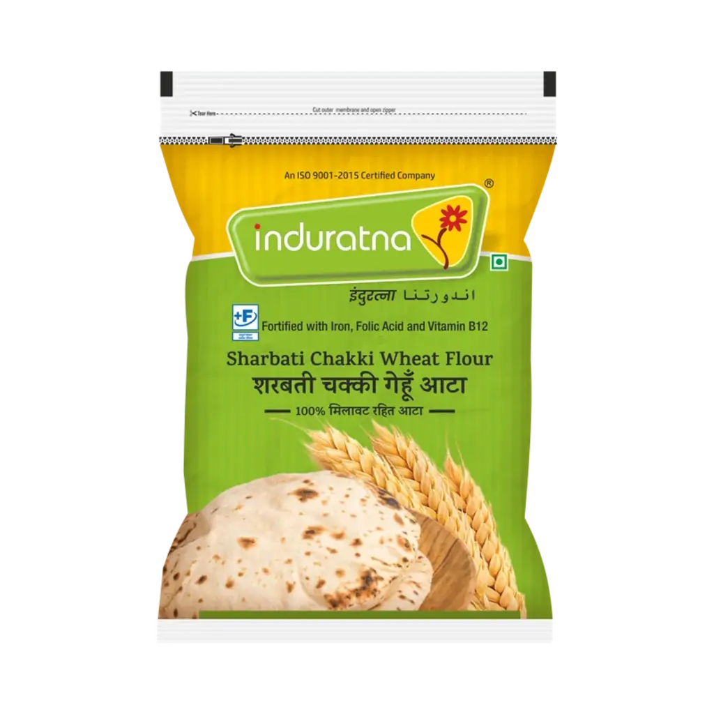 INDURATNA SHARBATI WHEAT CHAKKI FLOUR 1 KG