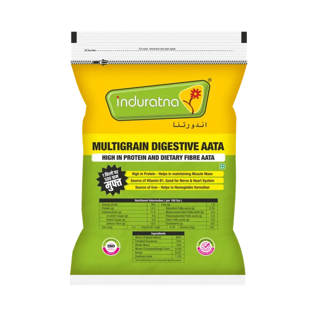 INDURATNA MULTIGRAIN DIGESTIVE AATA 1 KG