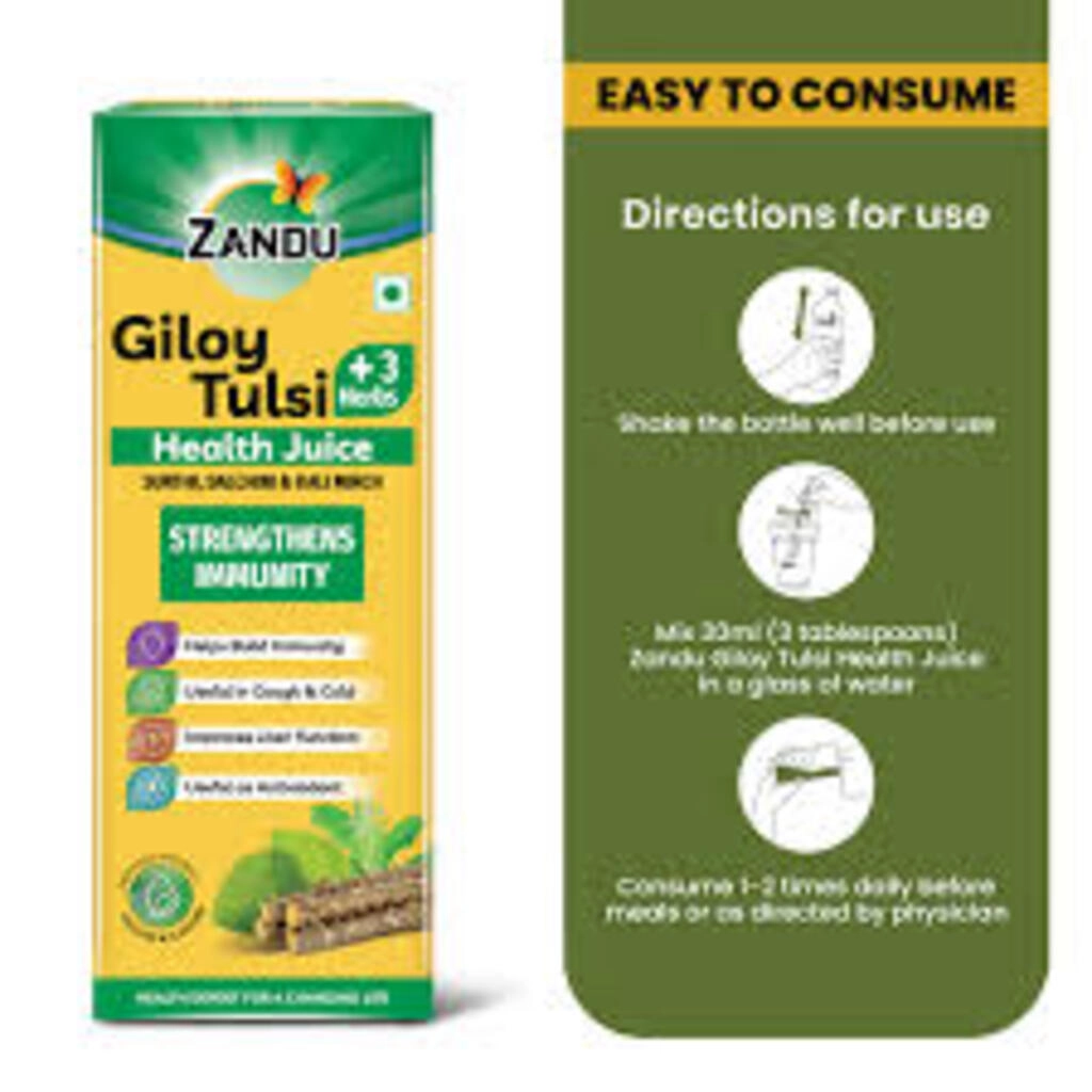 ZANDU GILOY TULSI HEALTH JUICE 1 LTR JAR