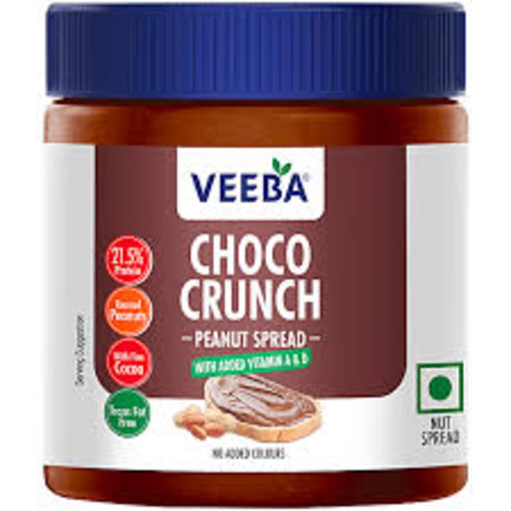 VEEBA CHOCO CRUNCH PEANUT SPREAD 340 G