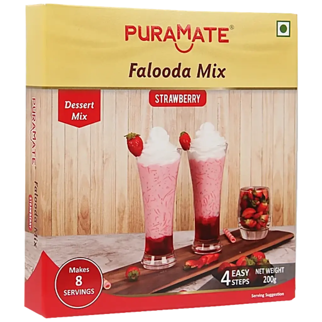 PURAMATE FALOODA MIX STRAWBERRY 200 G