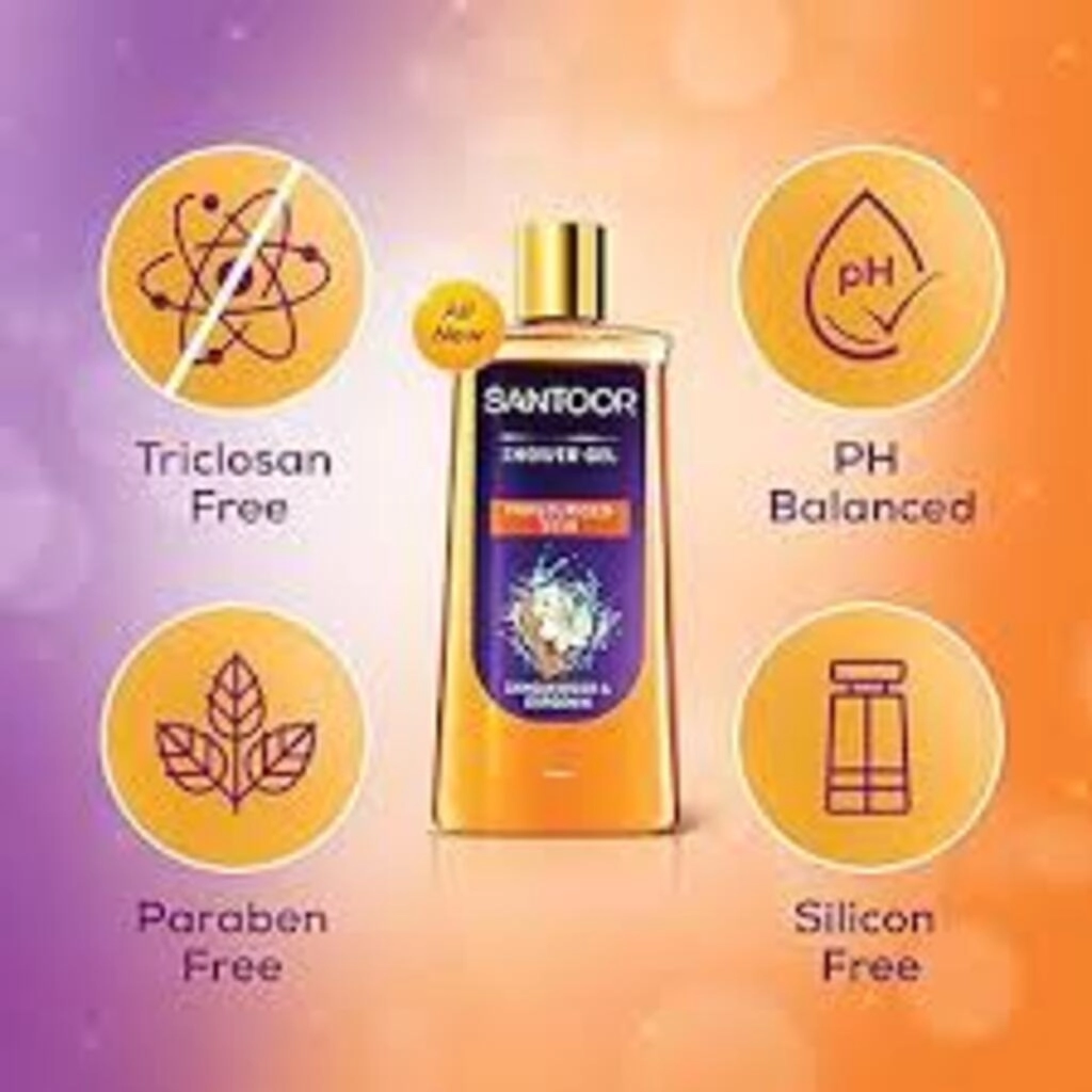 SANTOOR SHOWER GEL SANDALWOOD & GARDENIA 125 ML