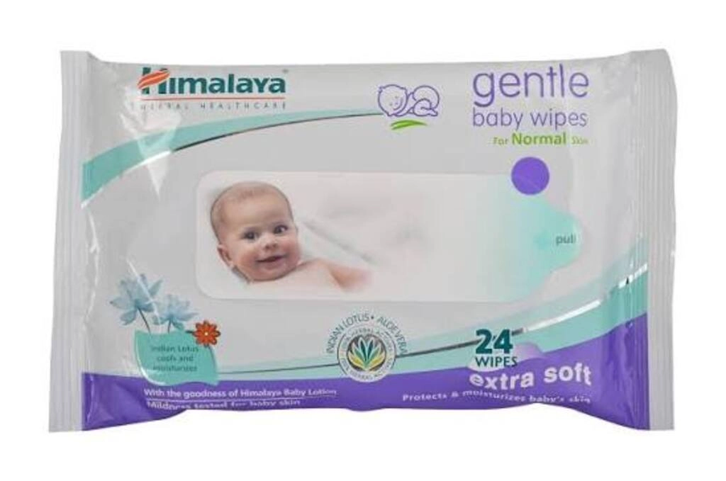 HIMALAYA GENTLE BABY WIPES EXTRA SOFT 24 N