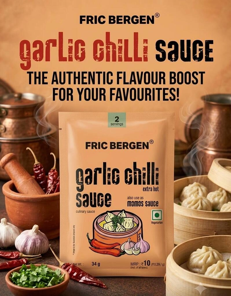 FRIC BERGEN GARLIC CHILLI SAUCE 34 G