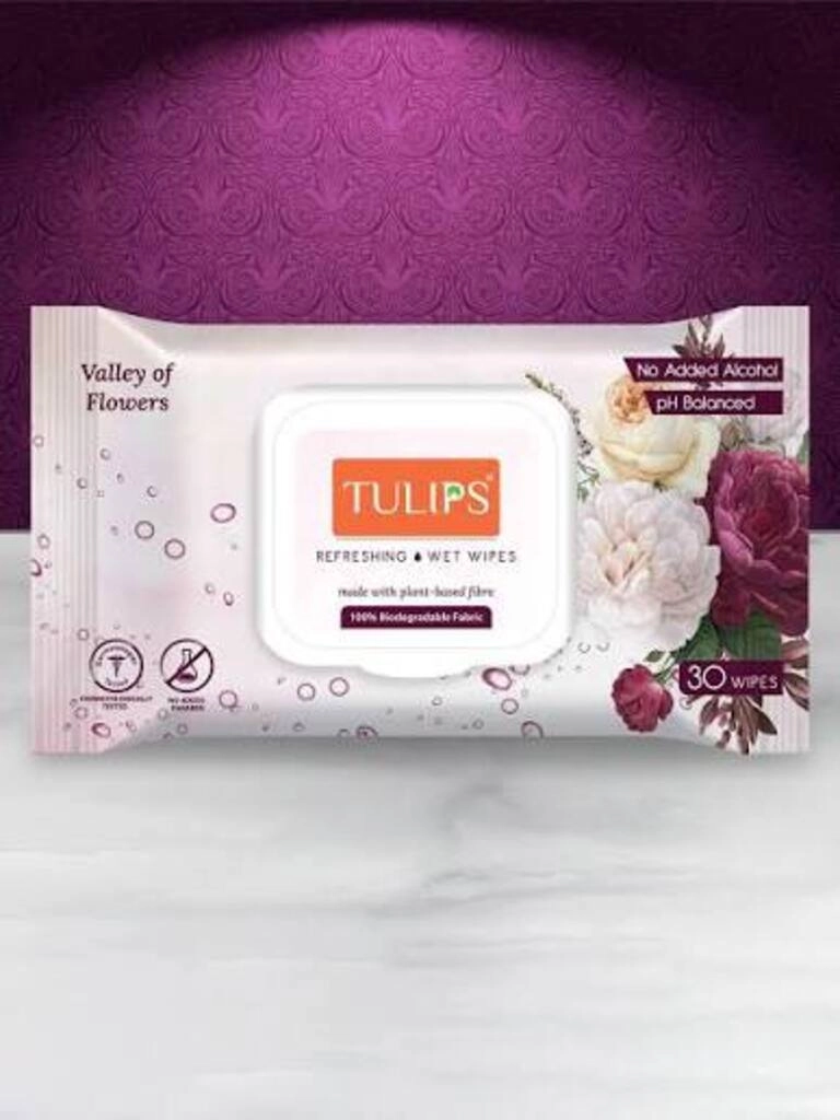 TULIPS REFRESHING WET WIPES 30