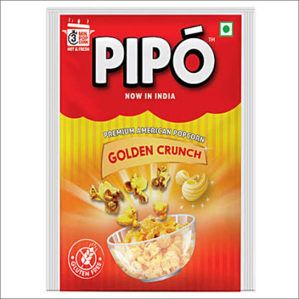 PIPO PREMIUM AMERICAN POPCORN GOLDEN CRUNCH 34 G