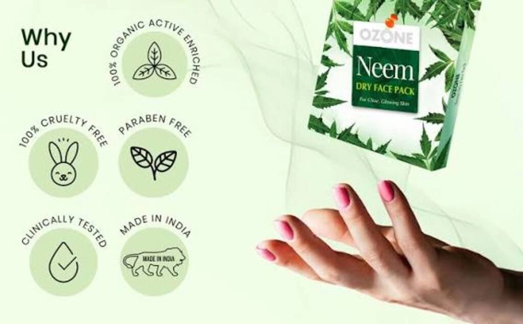 OZONE NEEM DRY FACE PACK 25 G