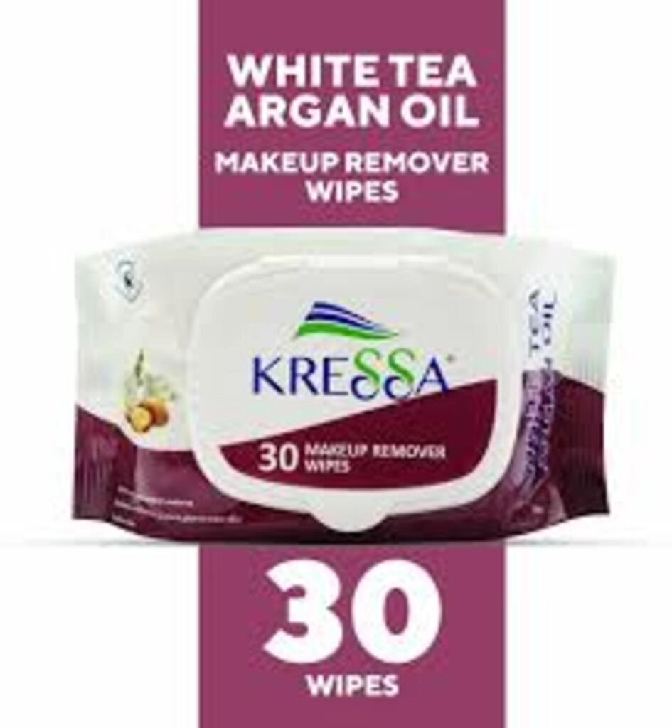 KRESSA MAKEUP REMOVER WIPES 30