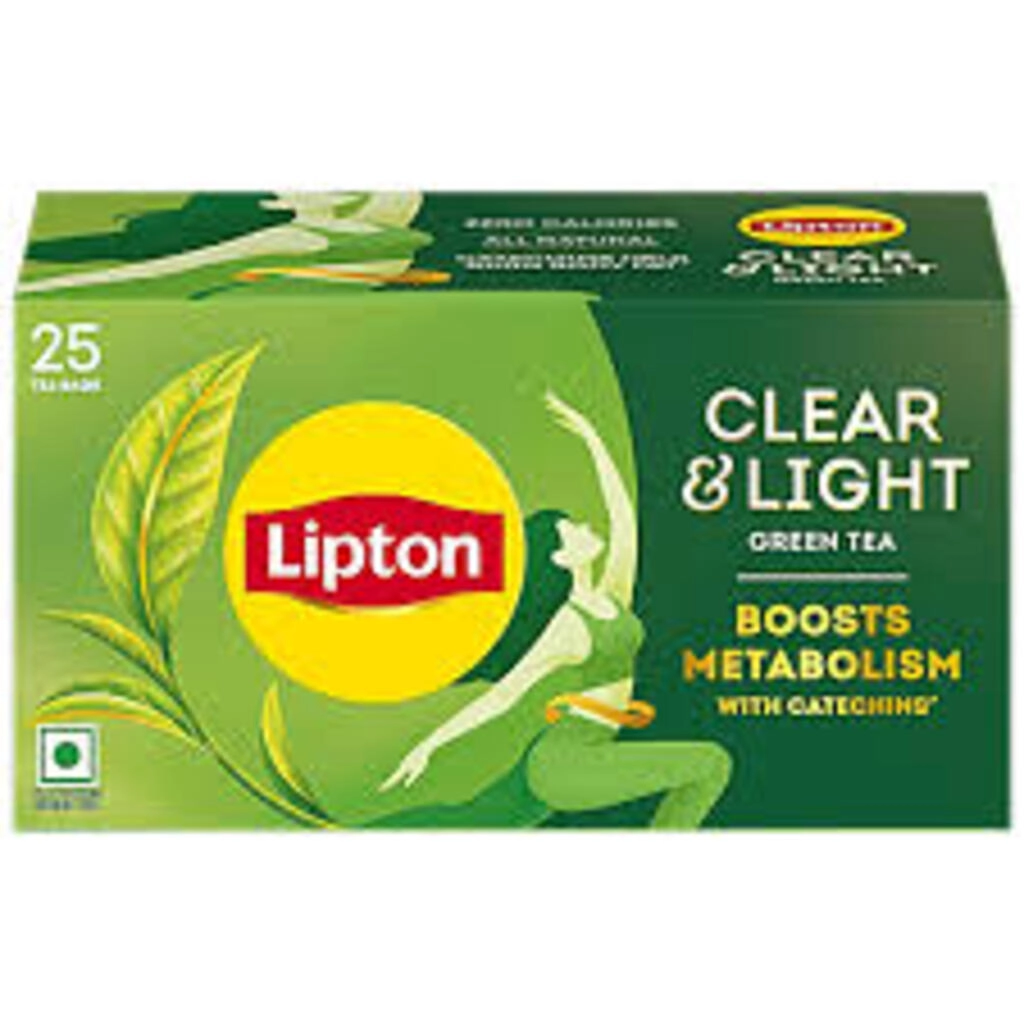 LIPTON CLEAR & LIGHT GREEN TEA 25 TEA BAGS