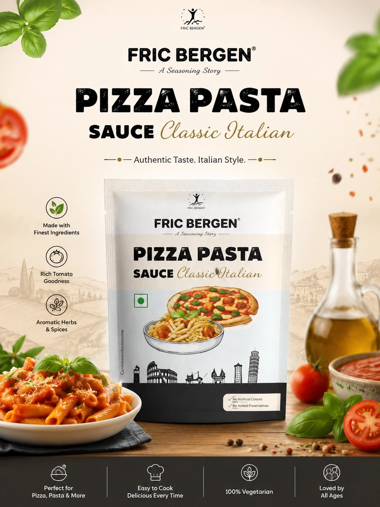 FRIC BERGEN PIZZA PASTA SAUCE CLASSIC MARINARA 85 G
