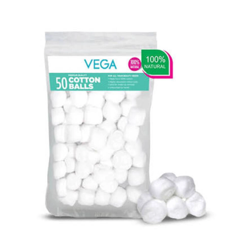 VEGA PREMIUM QUALITY COTTON BALLS 50