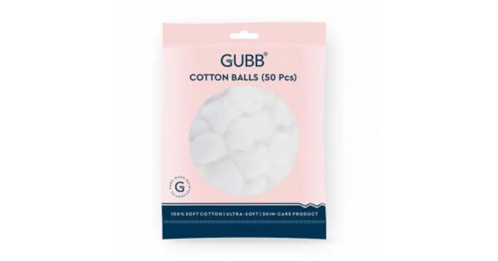 GUBB COTTON BALLS 50 PCS