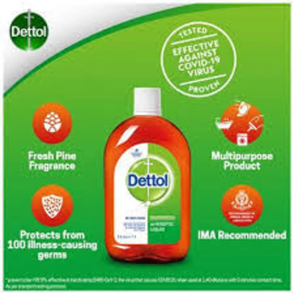 DETTOL GERM DEFENCE ANTISEPTIC LIQUID 1 LTR