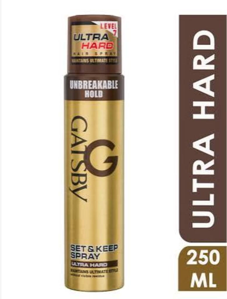 GATSBY SET & KEEP HAIR SPRAY ULTRA HARD 250  ML