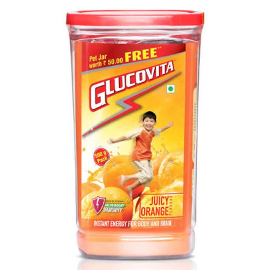 GLUCOVITA JUICY ORANGE 500 G