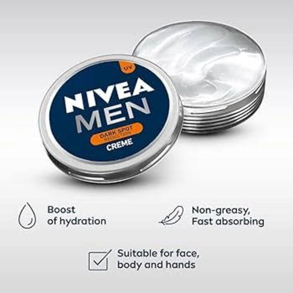 NIVEA MEN DARK SPOT REDUCTION CREME TIN 75 ML