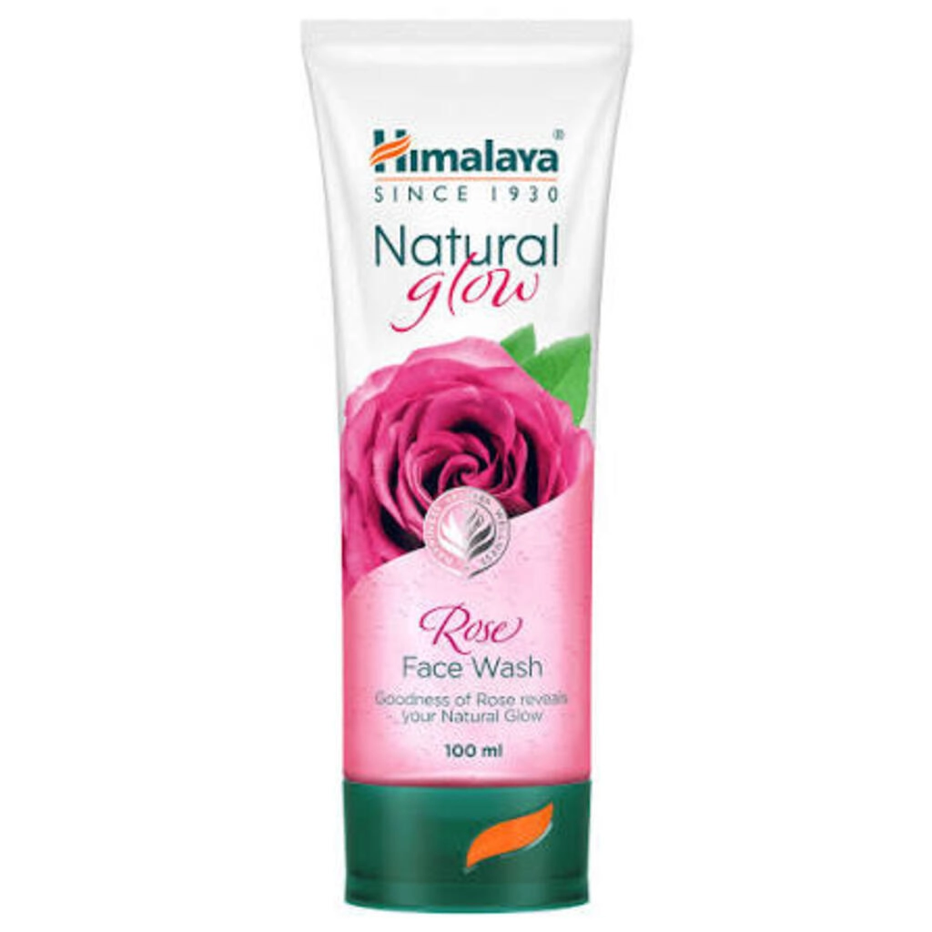HIMALAYA NATURAL GLOW ROSE FACE WASH 100 ML