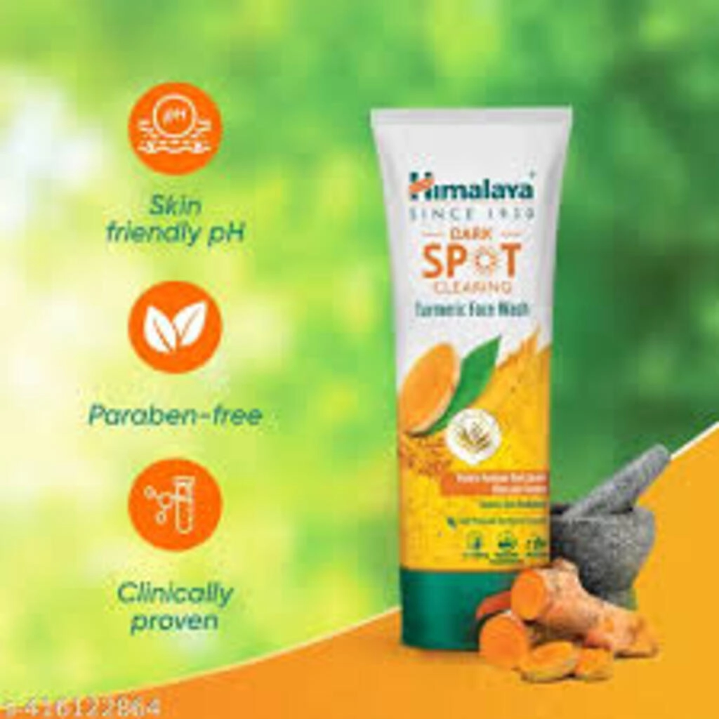 HIMALAYA DARK SPOT CLEARING TURMERIC FACE WASH 50 ML