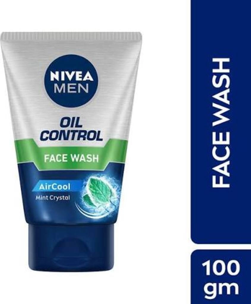 NIVEA MEN OIL CONTROL FACE WASH AIRCOOL MINT CRYSTAL 100 G