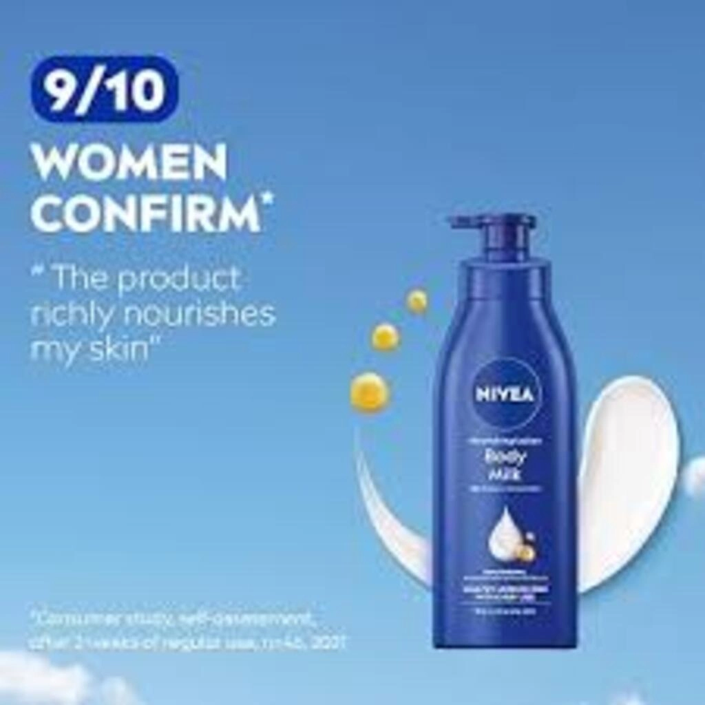 NIVEA NOURISHING LOTION BODY MILK 400 ML