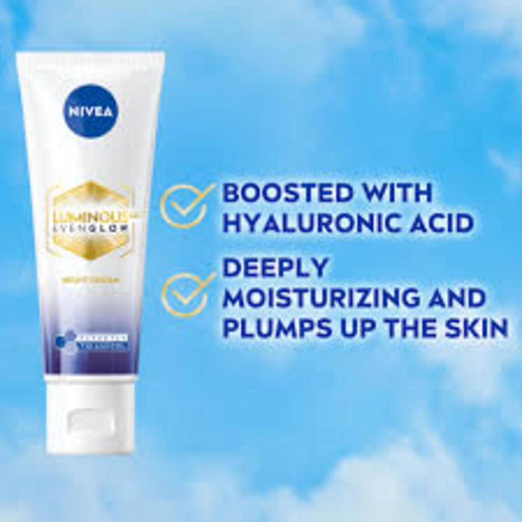 NIVEA LUMINOUS 630 EVENGLOW NIGHT CREAM 40 ML