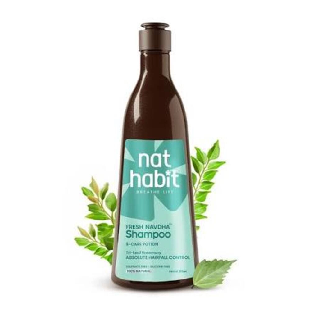 NAT HABIT FRESH NAVDHA SHAMPOO TRI-LEAF ROSEMARY 125 ML