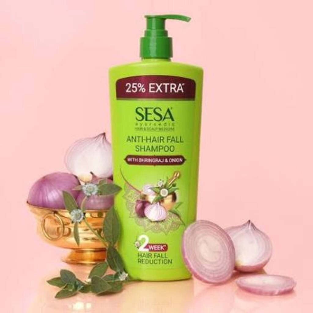 SESA AYURVEDIC ANTI HAIR FALL SHAMPOO WITH BHRINGRAJ & ONION 500 ML