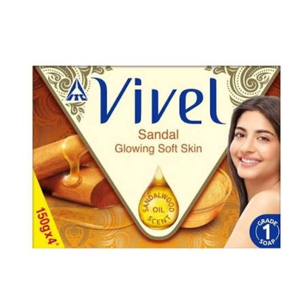 VIVEL SANDAL GLOWING SOFT SKIN SOAP 90 G 4+1